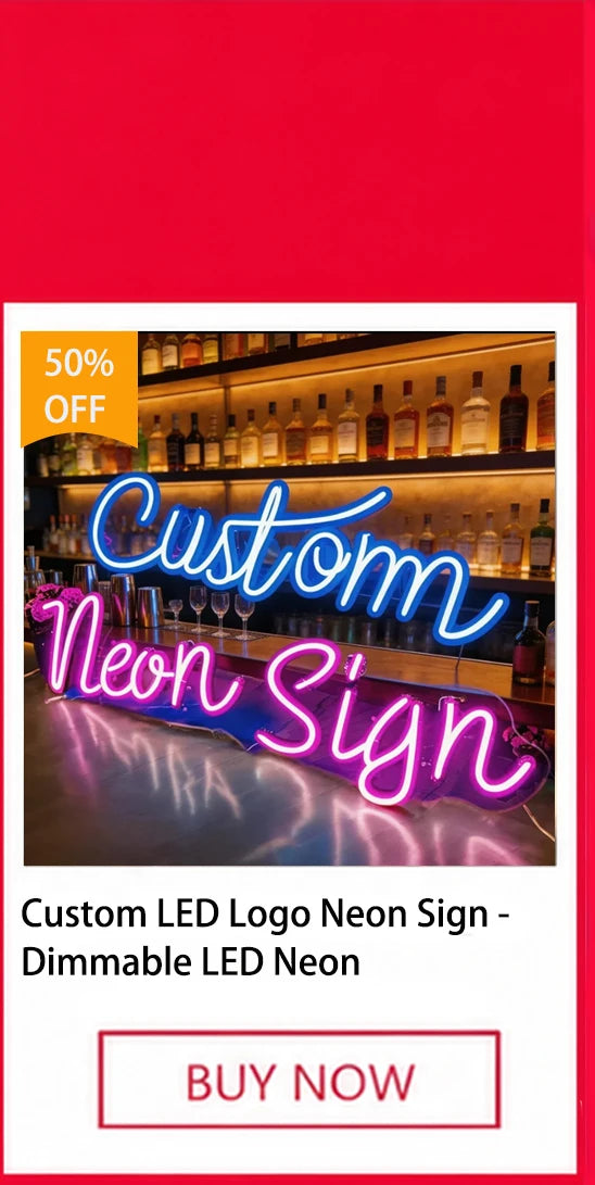 Custom LED Neon Name Sign — Personalized Wall Decor for Kids & Teens | VibeLux