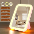 LED Vanity Mirror — 3 Color Modes, Touch Dimming & USB Rechargeable | VibeLux