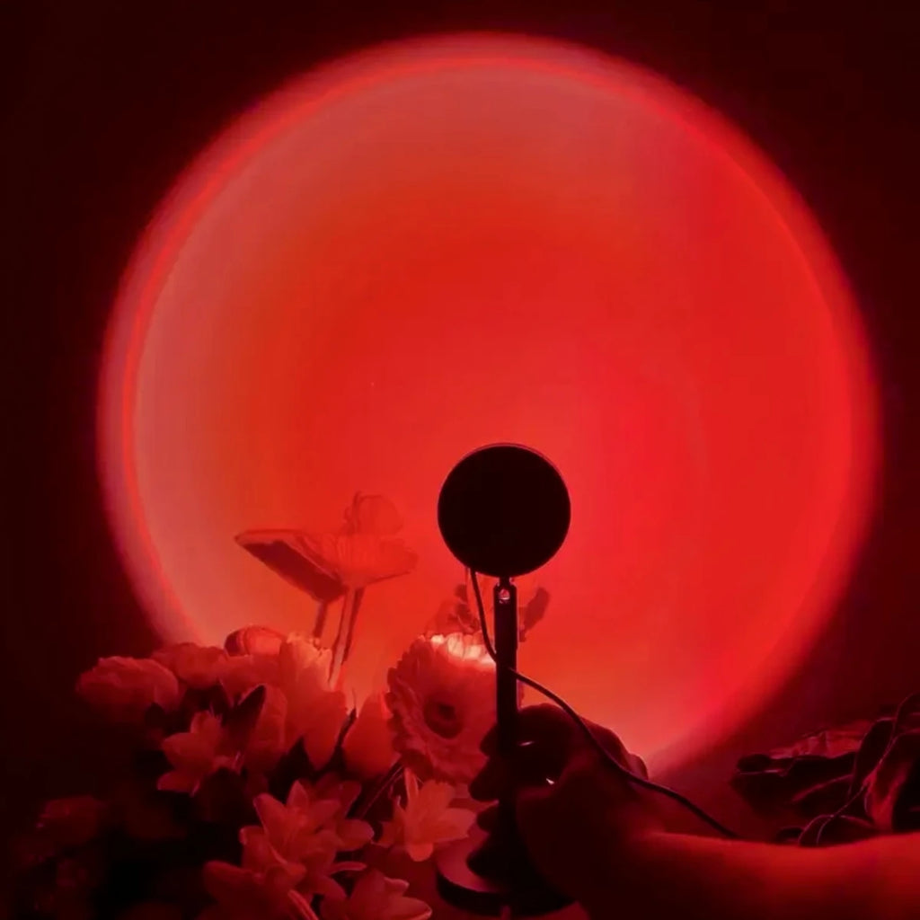Sunset Projection Lamp — USB Ambient Night Light | VibeLux