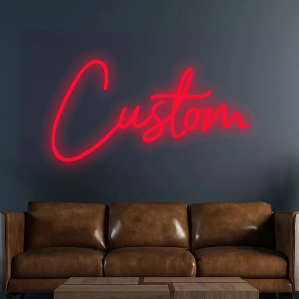 Custom LED Neon Name Sign — Personalized Wall Decor for Kids & Teens | VibeLux