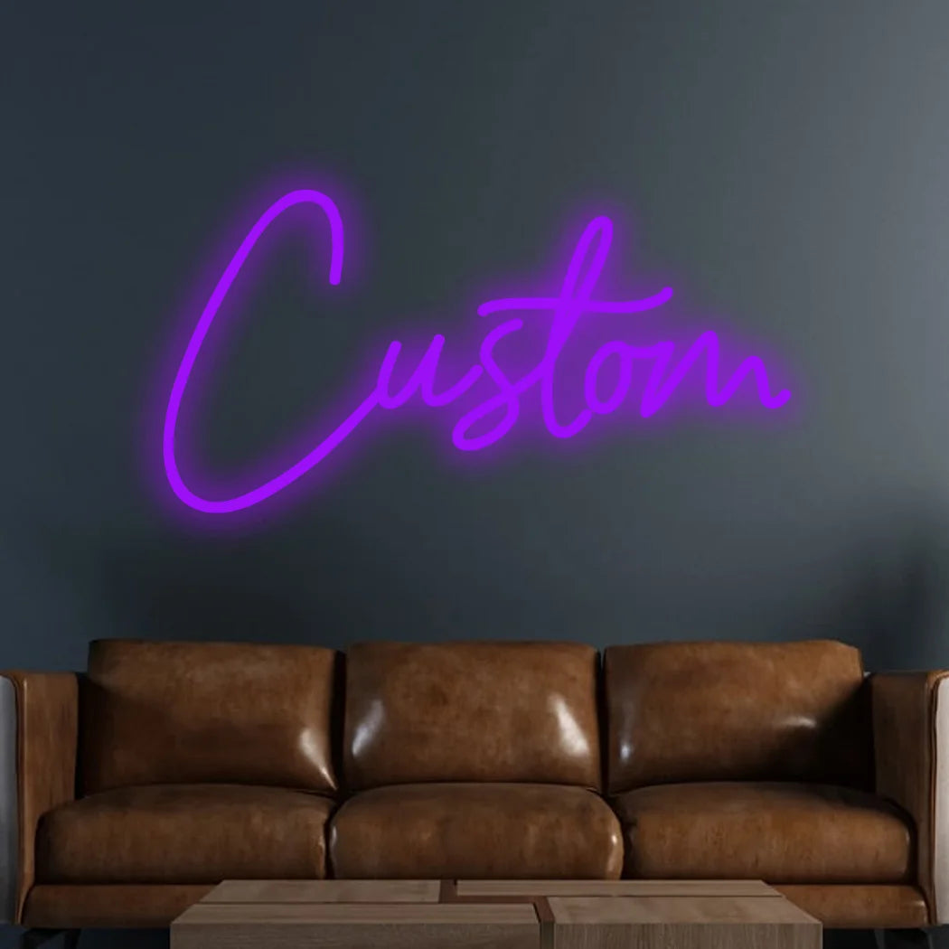 Custom LED Neon Name Sign — Personalized Wall Decor for Kids & Teens | VibeLux