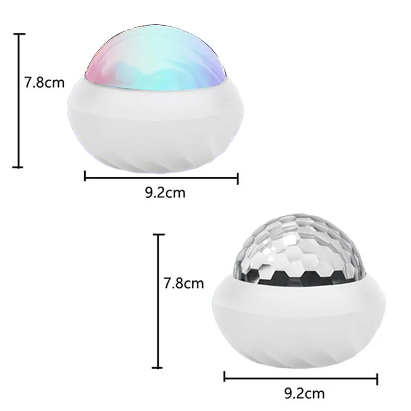 Northern Lights Galaxy Projector – RGB Aurora Night Light with Remote Control