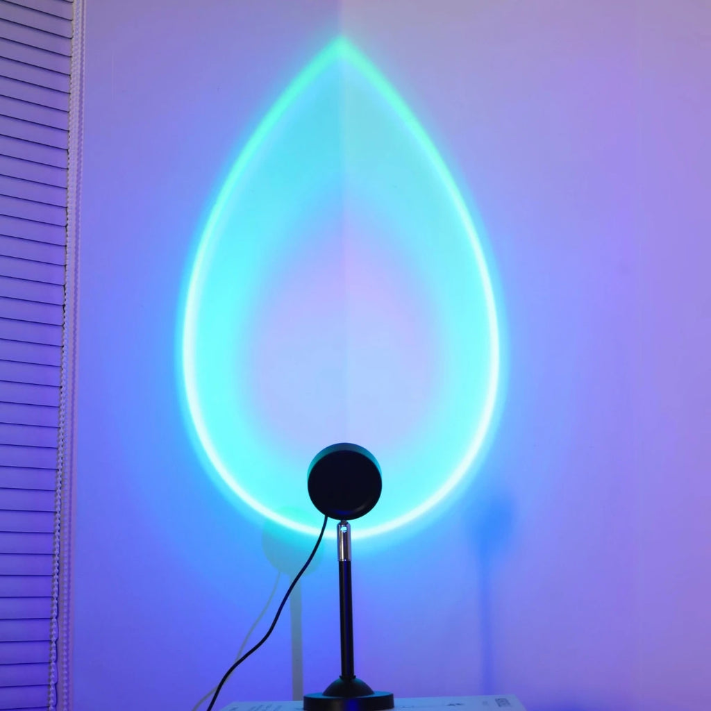 Sunset Projection Lamp — USB Ambient Night Light | VibeLux