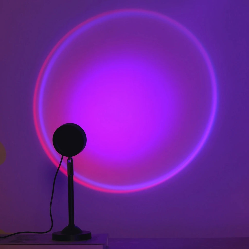 Sunset Projection Lamp — USB Ambient Night Light | VibeLux