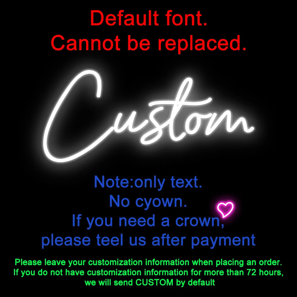 Custom LED Neon Name Sign — Personalized Wall Decor for Kids & Teens | VibeLux