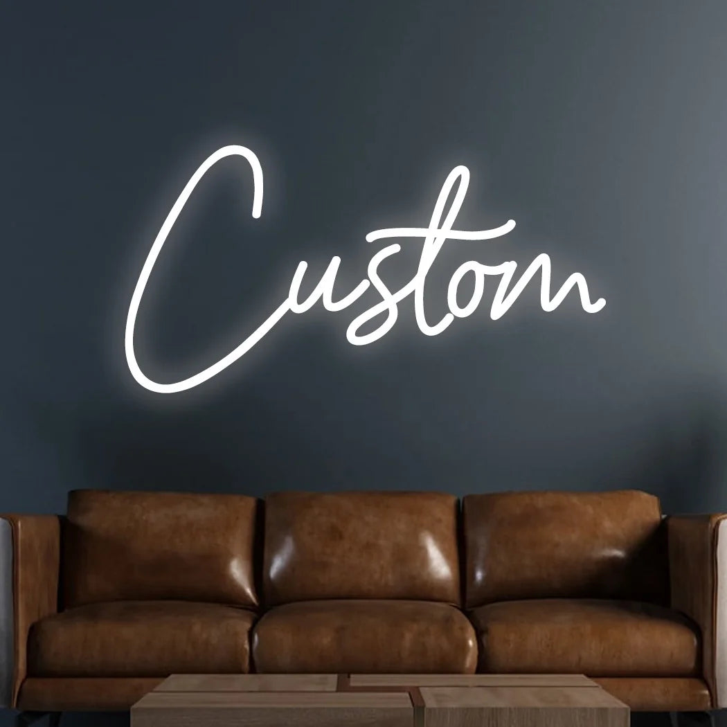 Custom LED Neon Name Sign — Personalized Wall Decor for Kids & Teens | VibeLux