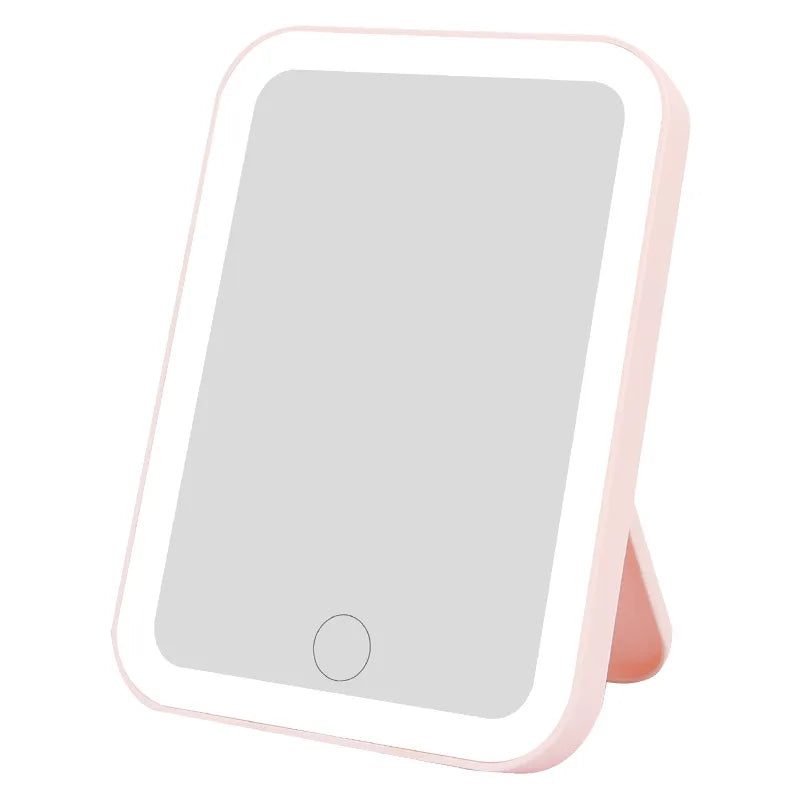 LED Vanity Mirror — 3 Color Modes, Touch Dimming & USB Rechargeable | VibeLux