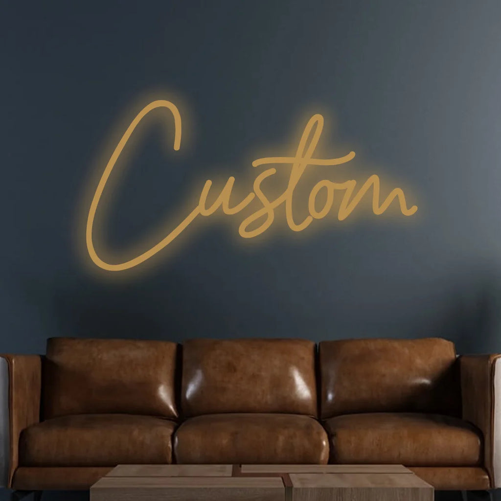 Custom LED Neon Name Sign — Personalized Wall Decor for Kids & Teens | VibeLux