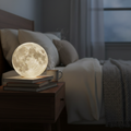 Smart Moon Lamp warm white on nightstand
